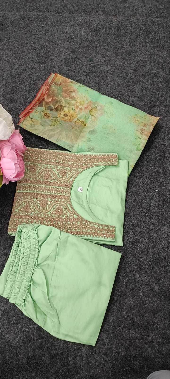 Silk Embroidered Kurti - MYLUXURY LANE ENTERPRISE